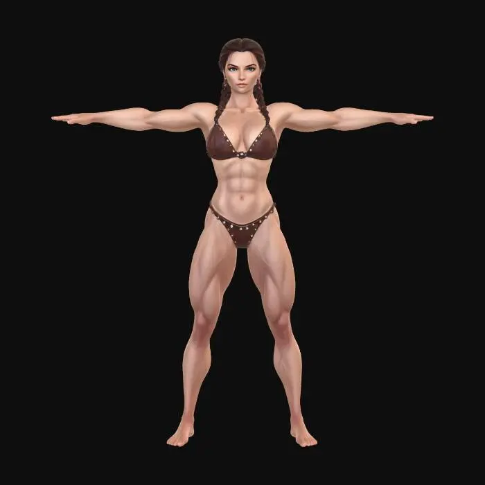 3D model for Village Warrior