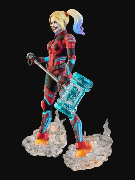 3D model for Neon Heroine in Flight