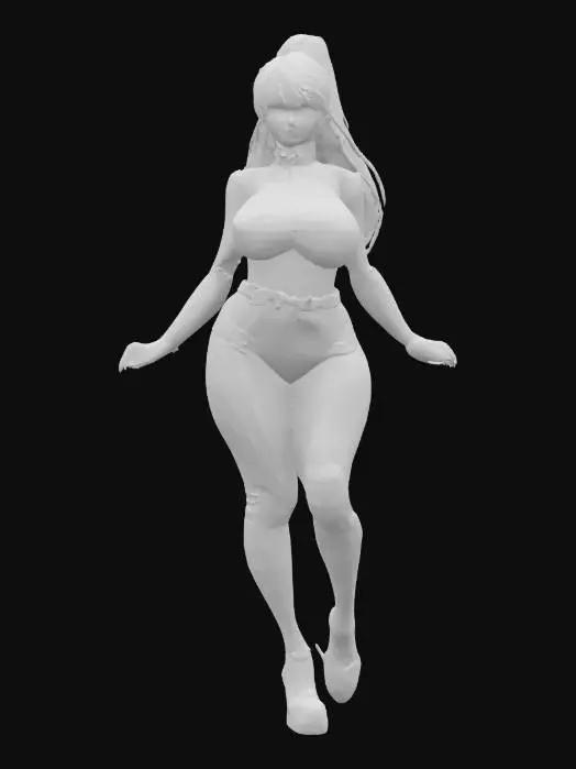 3D model for Silver Starlight Heroine