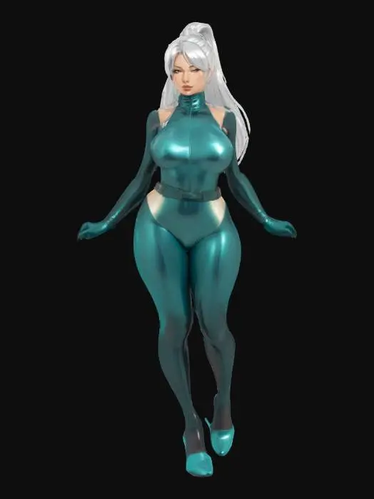 3D model for Silver Starlight Heroine