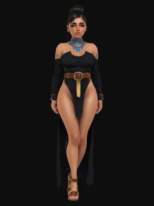 3D model for South African Queen