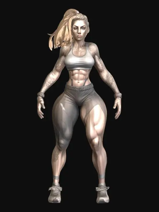 3D model for Strength Unleashed, #SketchTo3D#
