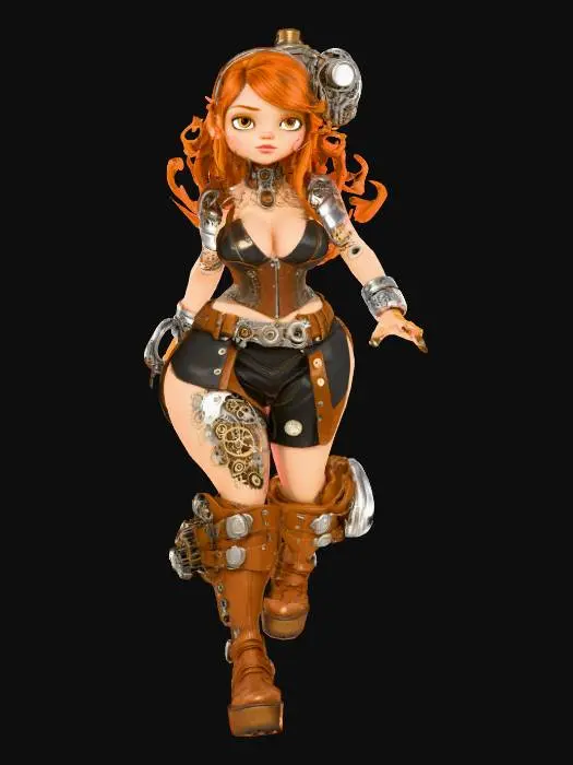 3D model for Steampunk Mechanist