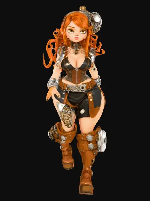 3D model for Steampunk Mechanist