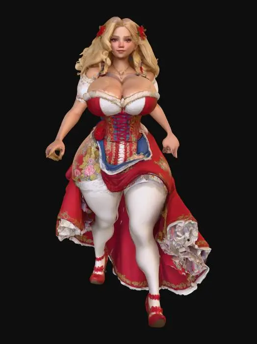 3D model for Bavarian Oktoberfest