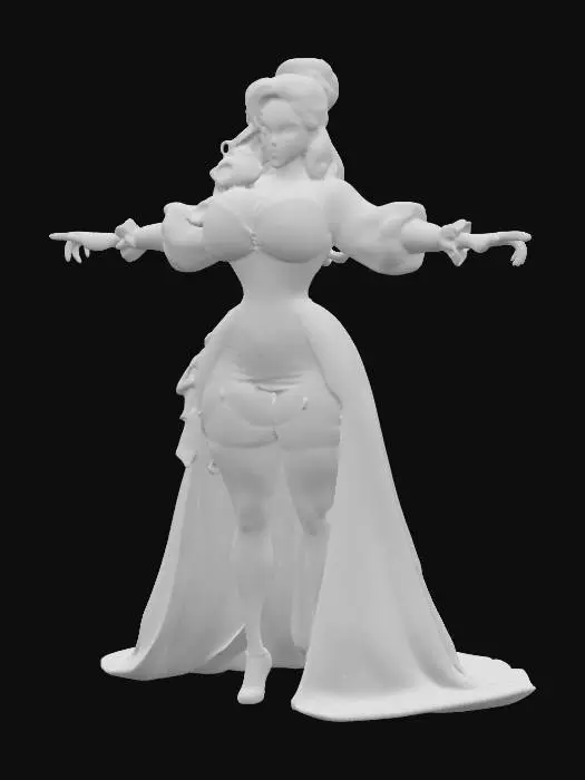 3D model for alluring British aristocrat