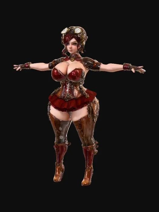 3D model for  Steampunk Inventor 