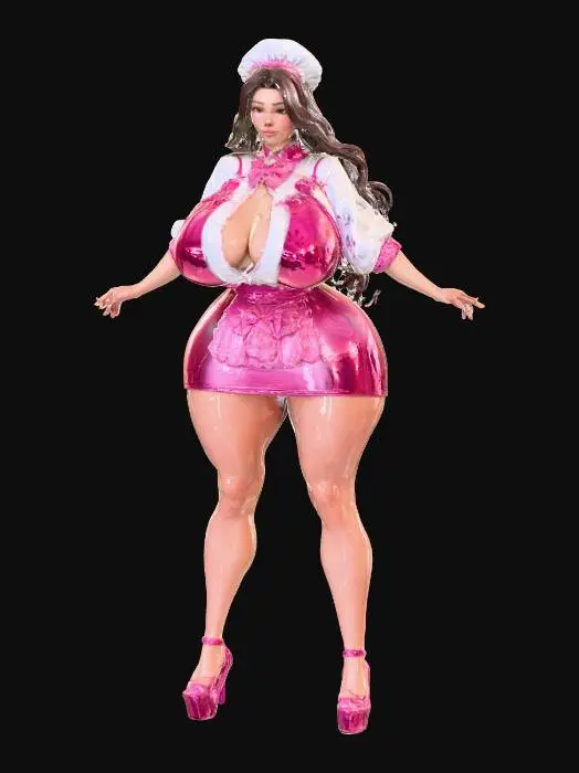 3D model for Pastry Chef , #food#