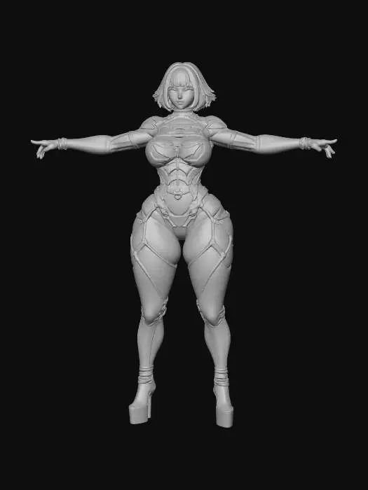 3D model for Scarlet Latex Warrior