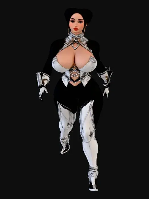3D model for Cybernetic Elegance