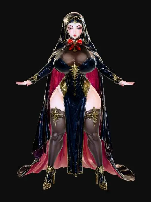 3D model for Enchanted Goth Chirtmas Queen, #Christmas2025#