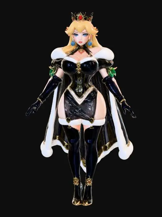 3D model for Dark Sana Princess Peach, #Christmas2025#