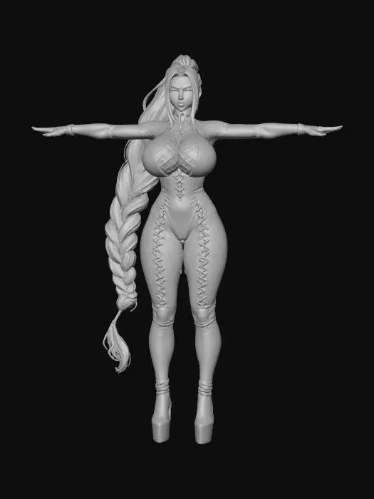 3D model for Mystic Warrior