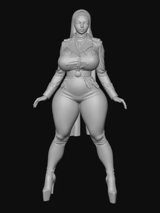 3D model for Hijab Commander Elegance