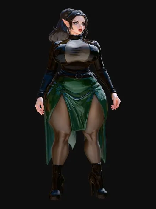 3D model for Ethereal Elegance