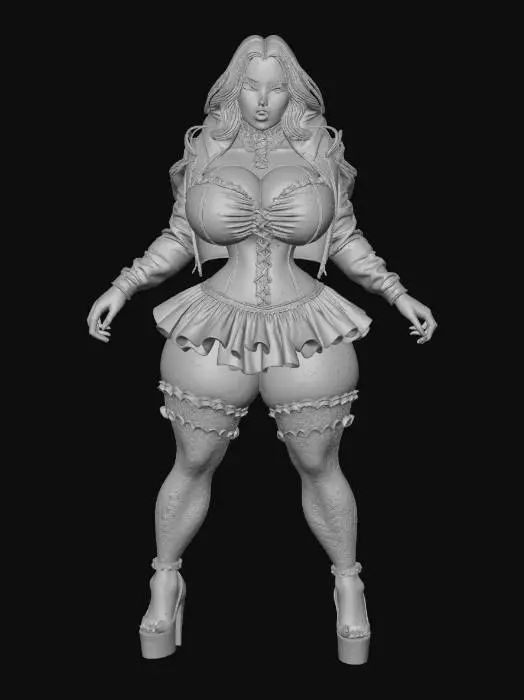 3D model for Gothic Fashion Diva