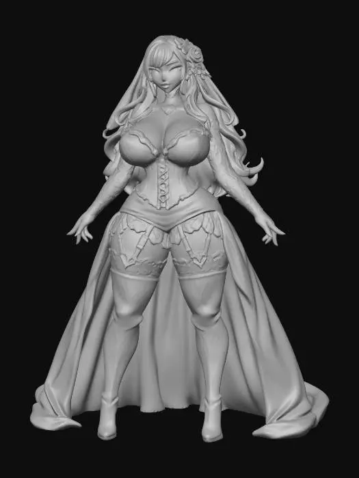 3D model for Black Widow Bride