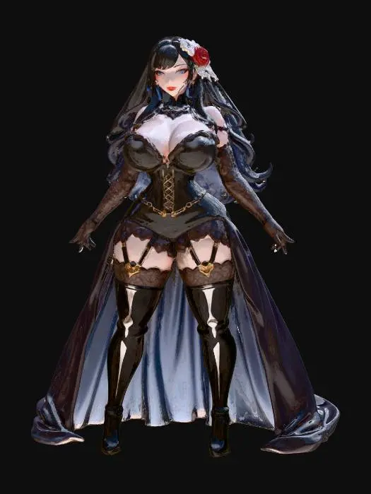 3D model for Black Widow Bride