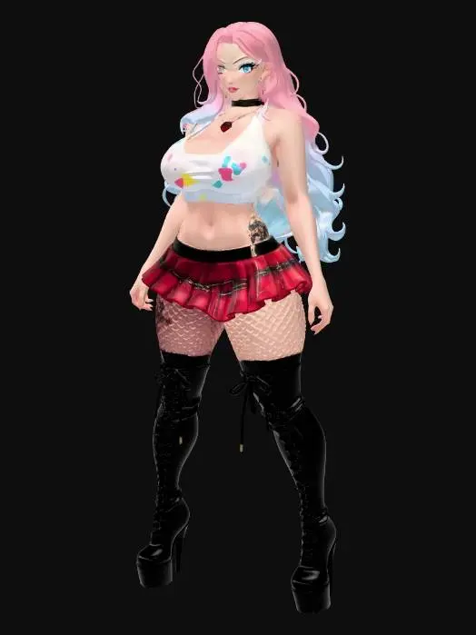 3D model for Pastel Punk Goddess