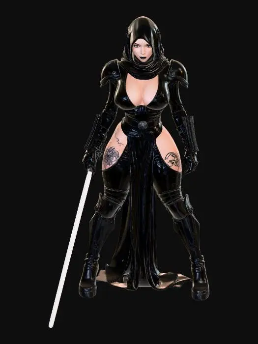 3D model for female Sith Lord