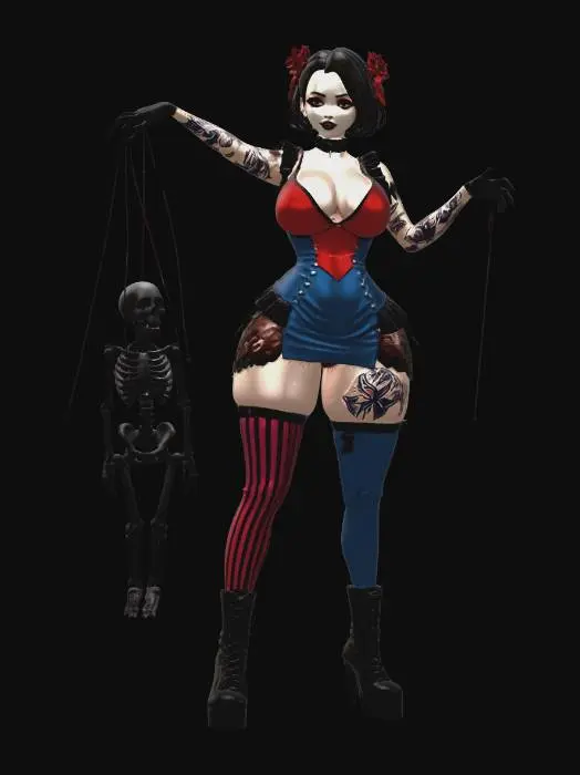 3D model for Harlequin Puppetmaster