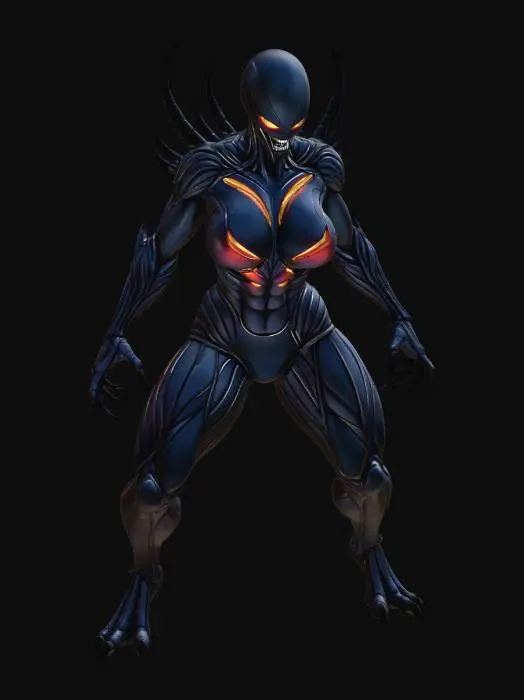 3D model for Crimson Nightstalker