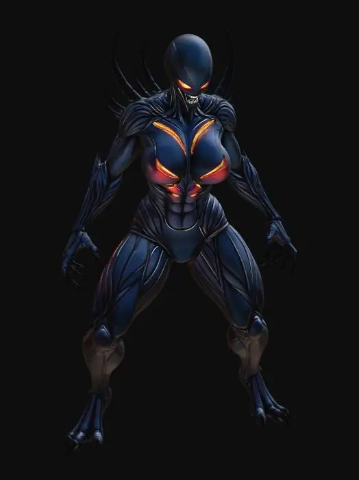 3D model for Crimson Nightstalker