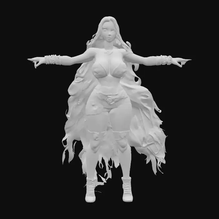 3D model for Pirate Queen