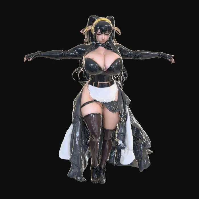 3D model for Yor Forger Maid