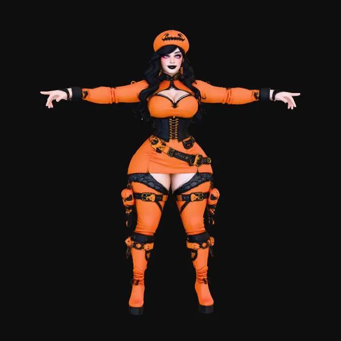 3D model for Halloween Diva, #Halloween2025#