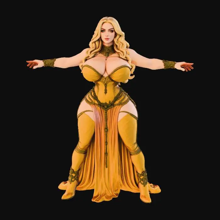 3D model for Golden Royalty