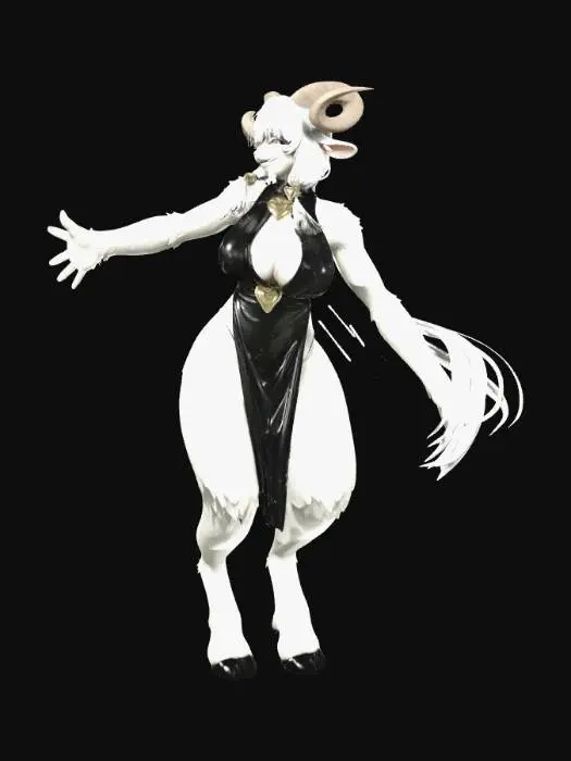 3D model for Ivory Horned Enchantress