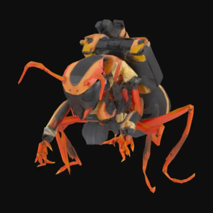 3D model for ANT WITH FULLARMED SUIT 