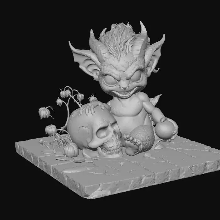 3D model for Demonic Playtime, #Halloween2025#,