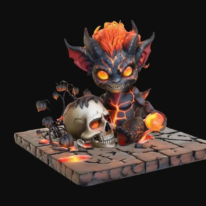 3D model for Demonic Playtime, #Halloween2025#,