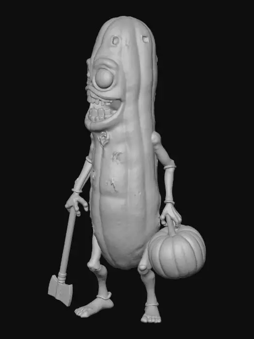 3D model for Zombie Pickle Man