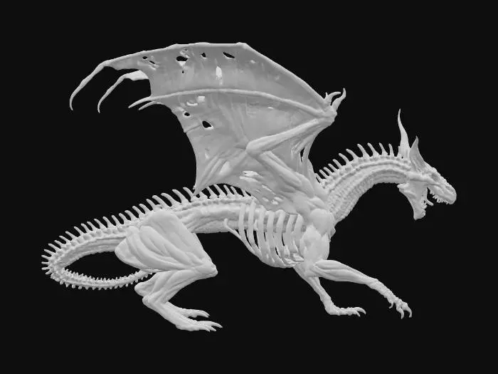3D model for Necrotic Dragon