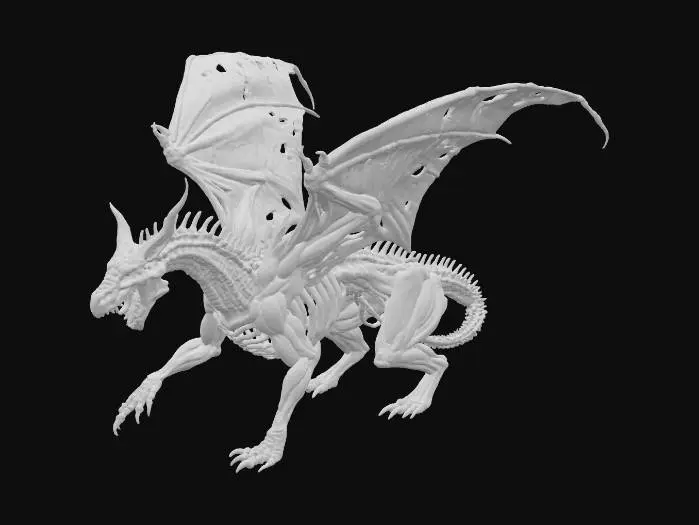 3D model for Necrotic Dragon