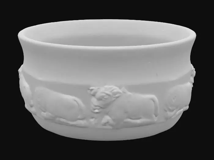 3D model for Ancient Carved Stone Bowl