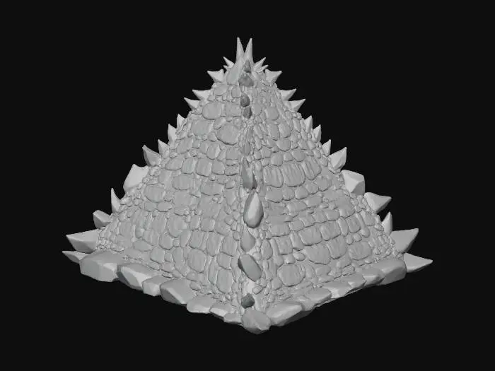 3D model for Spiky Pyramid