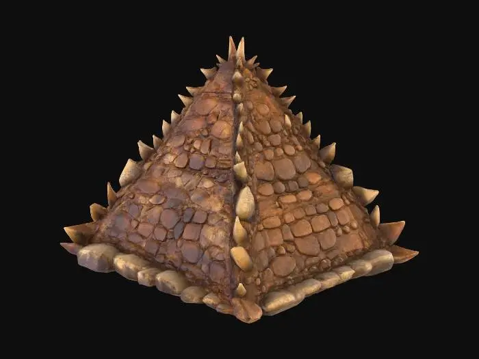 3D model for Spiky Pyramid