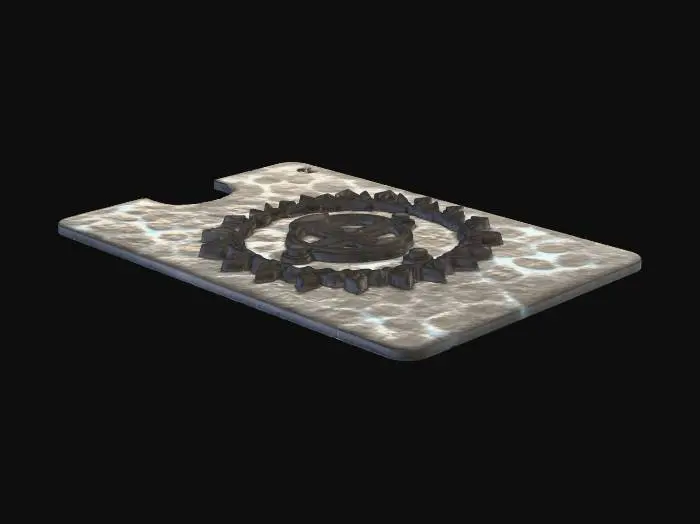 3D model for Make a SCP keycard that gives 05 clearance level.