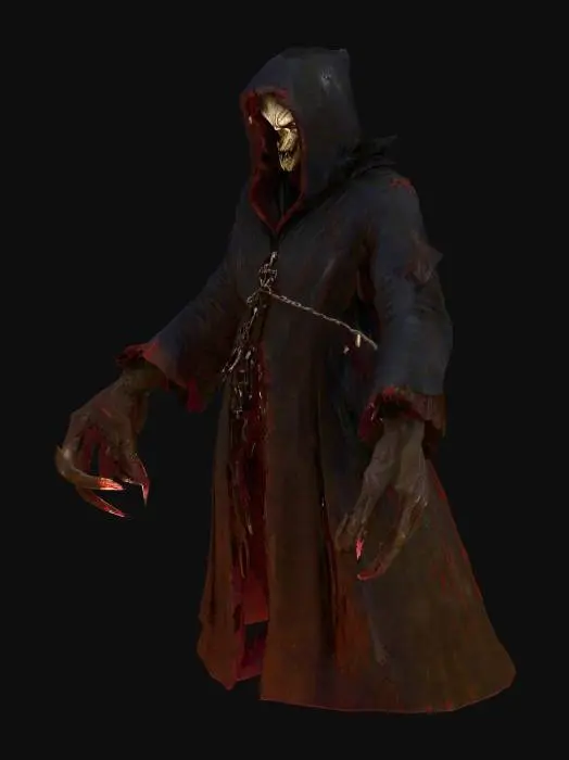 3D model for Create a humanoid creature that embodies the Sin Wrath