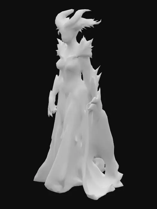 3D model for Create a humanoid creature that embodies the Sin Lust
