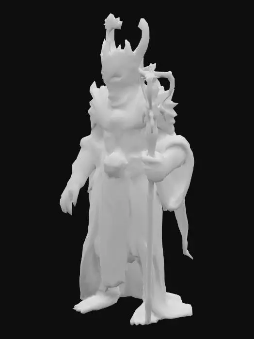 3D model for Create a humanoid creature that embodies the Sin Greed