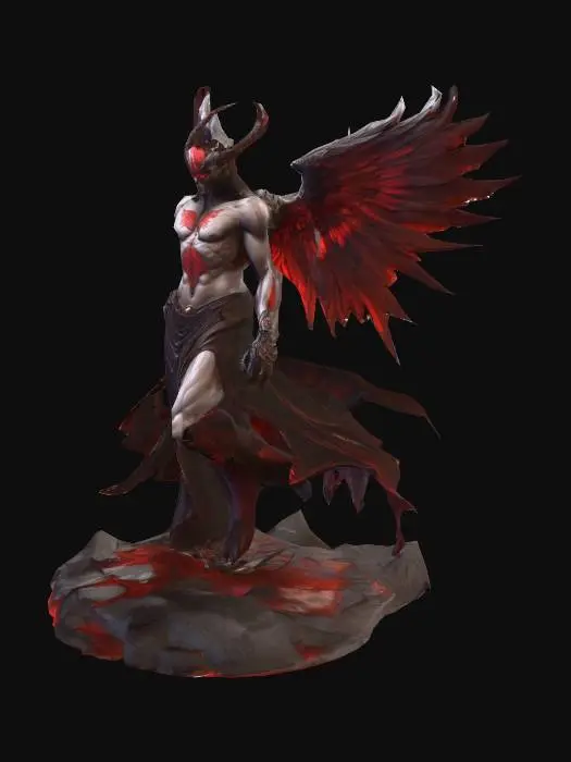 3D model for Eclipse of the Dark Seraph