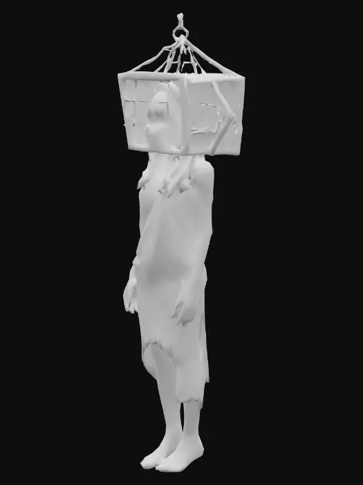 3D model for Caged Silence