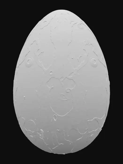 3D model for Fractured Vortex Egg