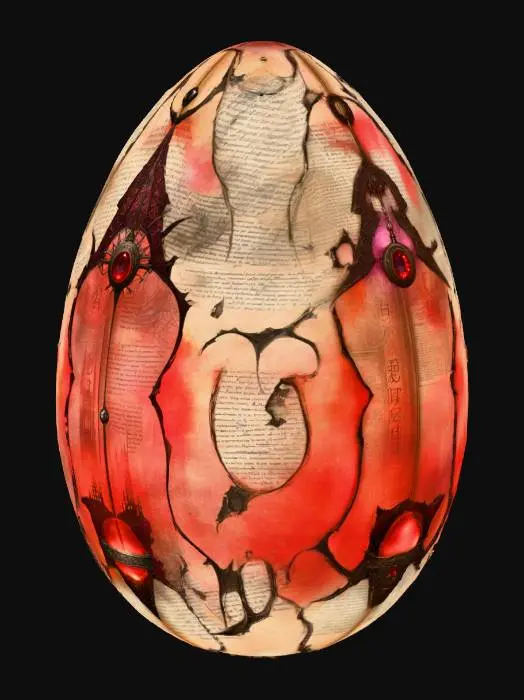 3D model for Fractured Vortex Egg