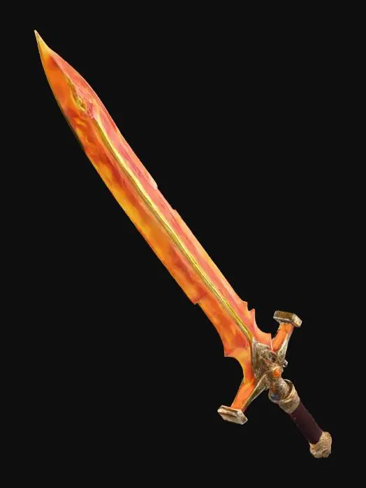 3D model for Blazing Inferno Blade
